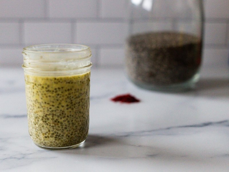 Saffron Chia Seed Pudding - Rumi Spice