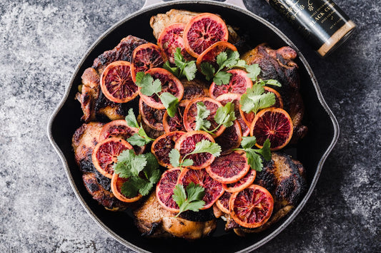 Cumin & Blood Orange Roasted Chicken Thighs - Rumi Spice