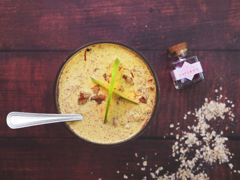 Overnight Oats with Cinnamon & Saffron - Rumi Spice