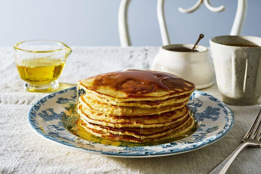 Saffron & Rosewater Pancakes - Rumi Spice