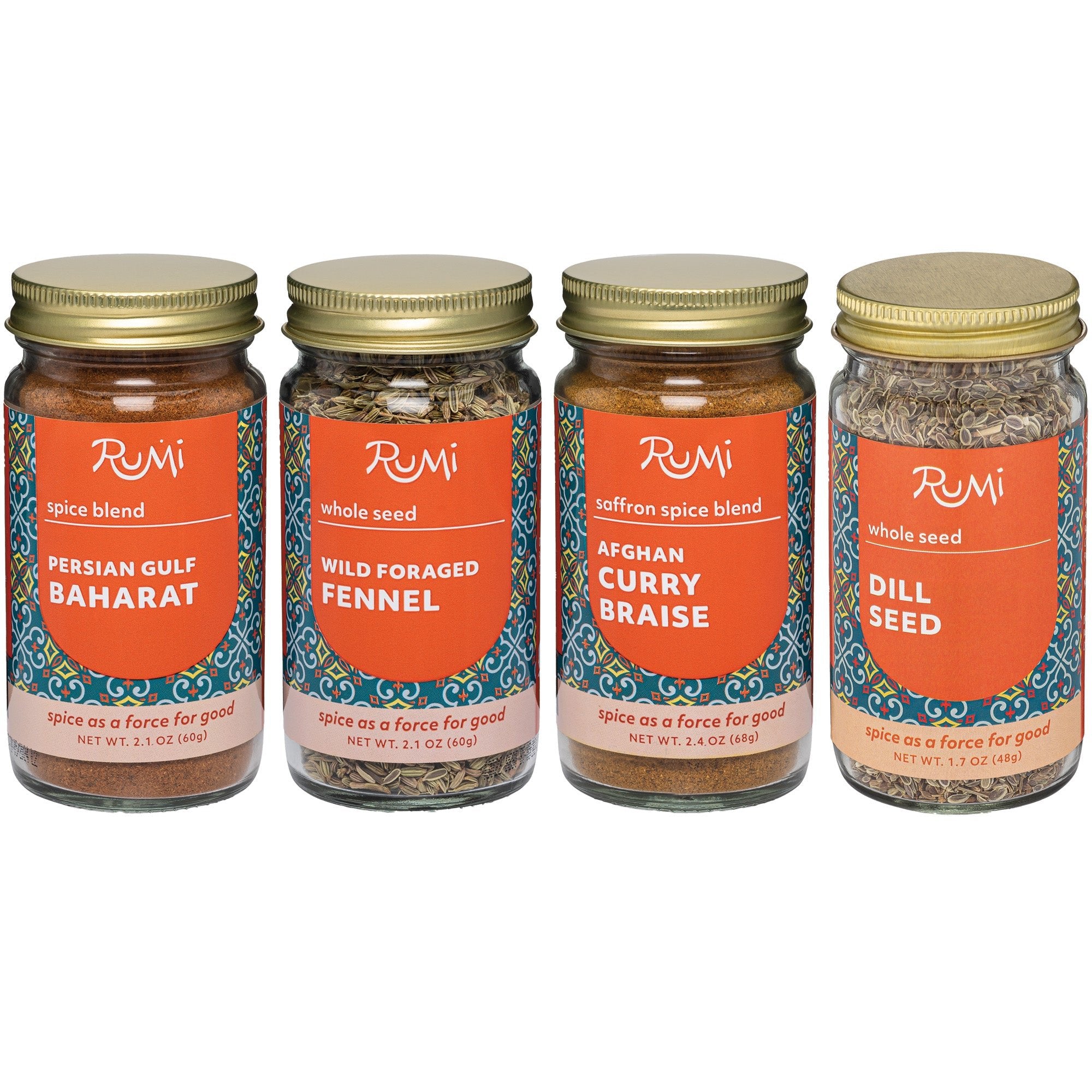 Spice Set (6 Essential Spices) | Cardamom, Cinnamon, Cloves, Ginger, P –  Yogi's Gift